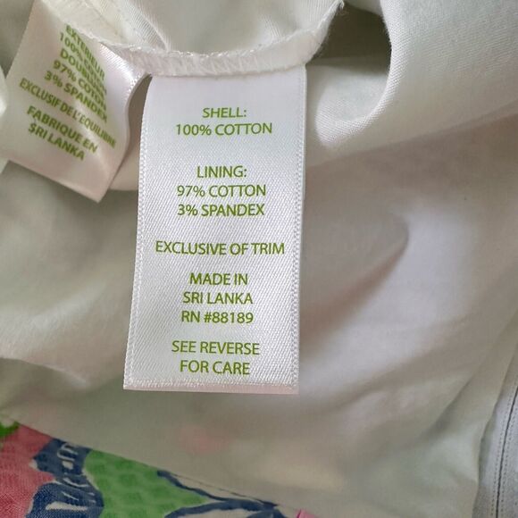 Lilly Pulitzer Skort Women's Sz 0 Marigold Conch Republic Mini Skirt Textured - Picture 6 of 7